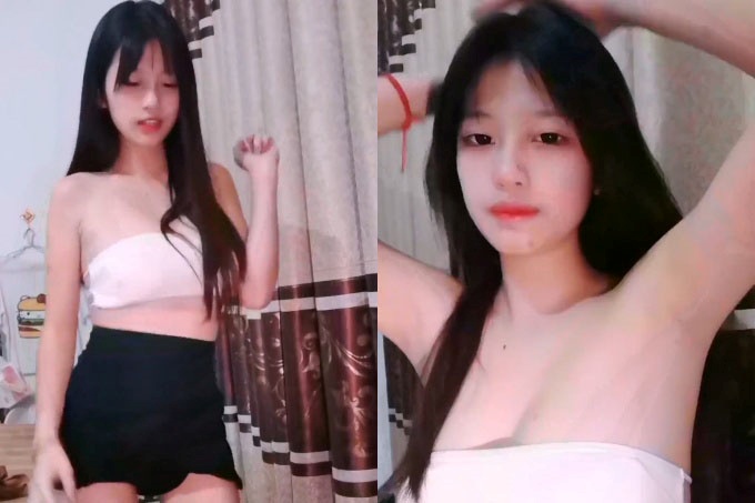 嫩妹小姐姐！细腰美乳展示身材！炮友扣穴掏出大屌深喉，怼着肥穴一下挺入，操的奶子直晃动